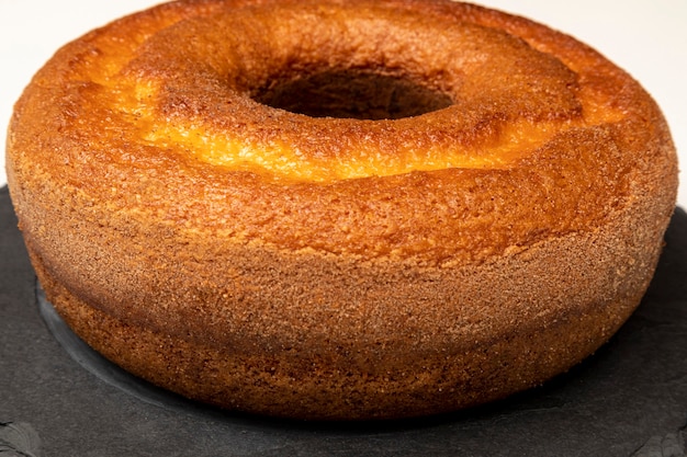 Natuurlijke yoghurtcake met kaneel.