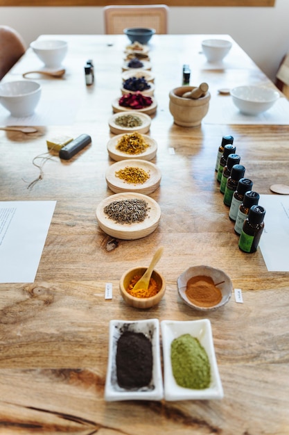 Foto natuurlijke zeepworkshop natuurlijke ecologische en duurzame ingrediënten