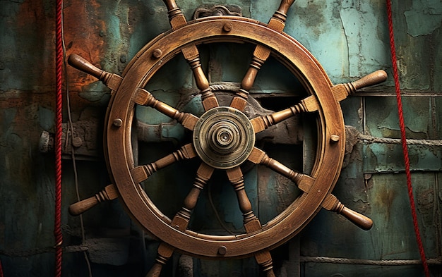 Photo nautical adventures and weathered ship wheels