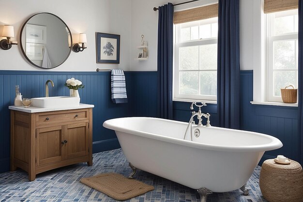 Nautical Themed Bathroom