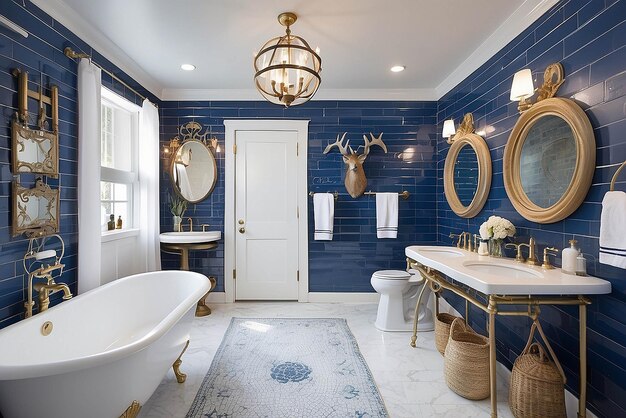 Nautical Themed Bathroom