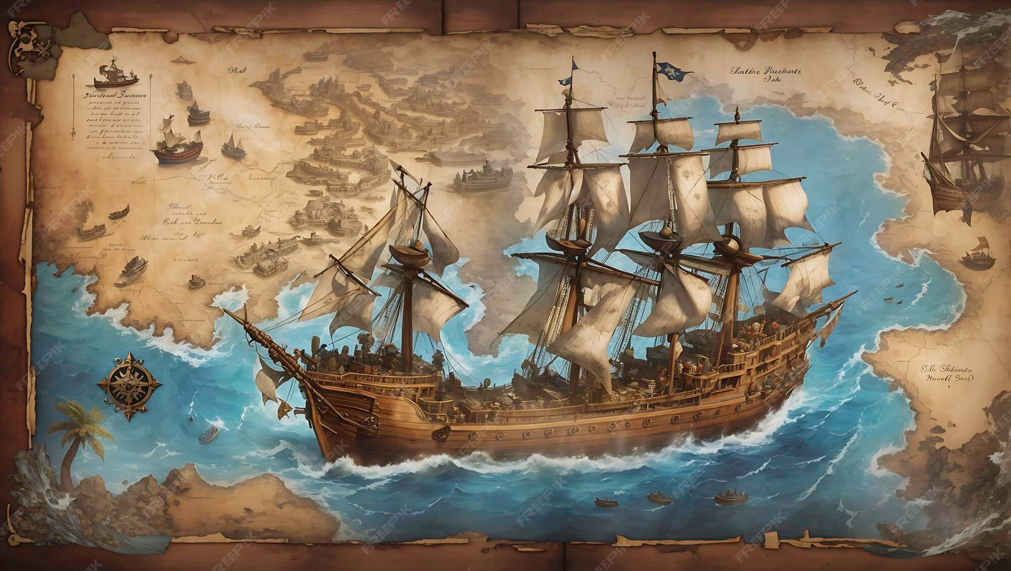 Premium AI Image | Navigate through treacherous waters and treacherous 
