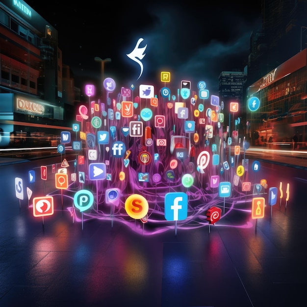 Premium Photo Navigating the Digital Megaverse Unveiling the Viral(08)