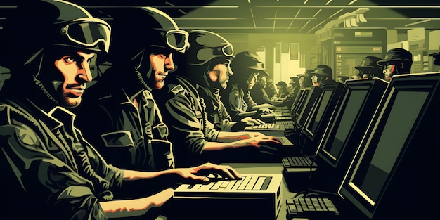 navigating the digital world with typed instructions a guide by command line commandos concept technology digital tools online navigation typed instructions command line