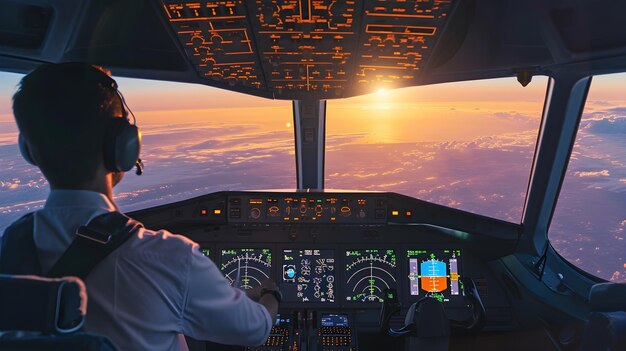 Premium Photo  Navigating Global Skies The Professionalism and 