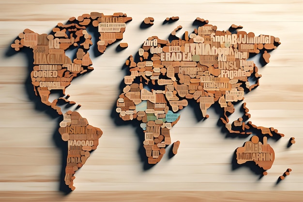 Navigating Greatness Explore the World with an Awesome World Map