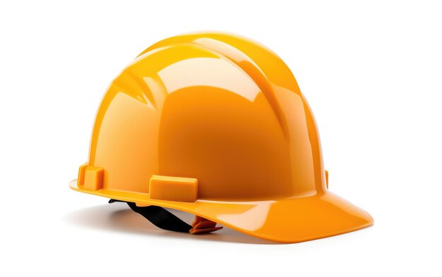 Foto navigare nei rigori della costruzione con l'abbraccio protettivo di un casco isolato su uno sfondo trasparente