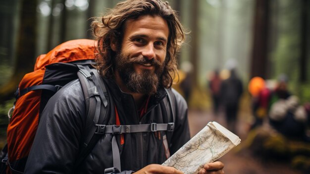 Photo navigating the wilderness orienteering adventure