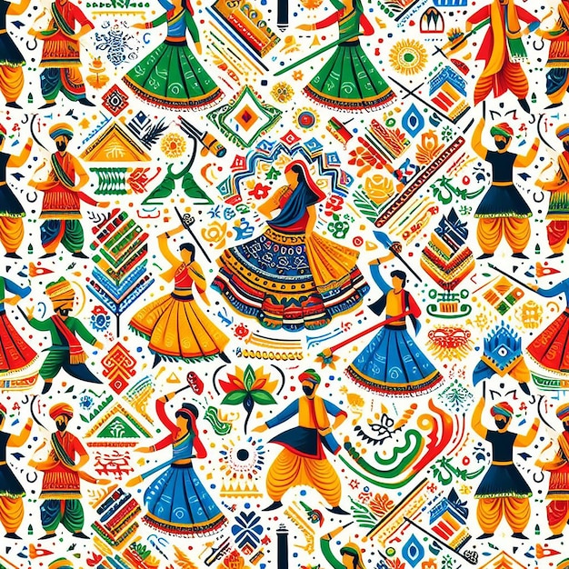 Foto immagine di sfondo navratri ai generata da bing