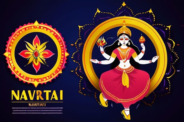 navratri vector background festival offer background for designing poster advertisement