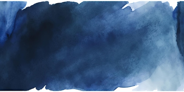 Navy Blue Abstract Watercolor Background