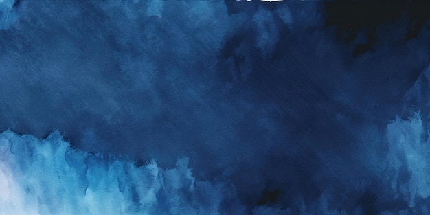 Photo navy blue abstract watercolor background