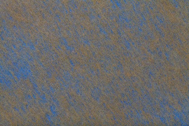 Navy blue and brown background of felt fabric