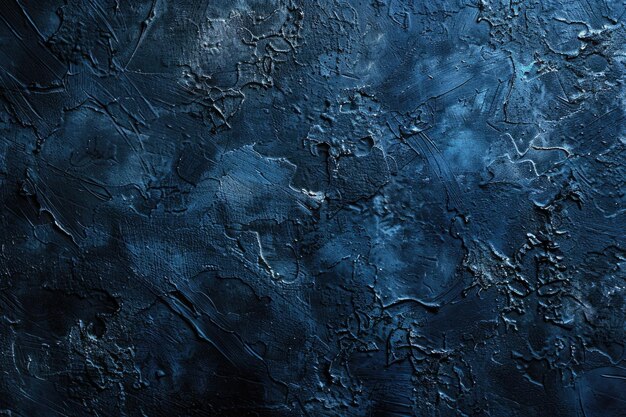 Photo navy blue concrete texture for design or product color trend