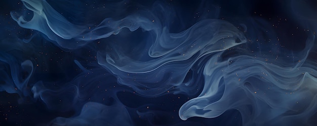 Navy blue smoky art abstract background