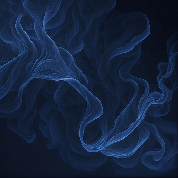 Navy blue smoky art abstract background