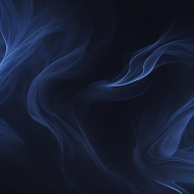 Navy blue smoky art abstract background