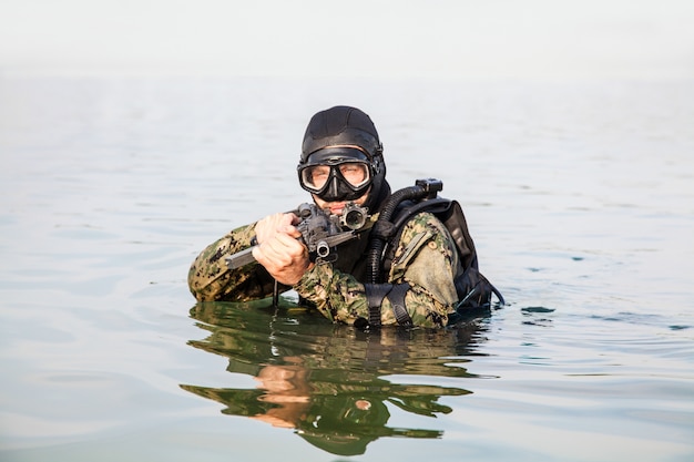 Foto navy seal frogman