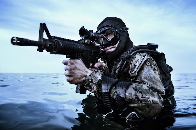 Foto navy seal frogman