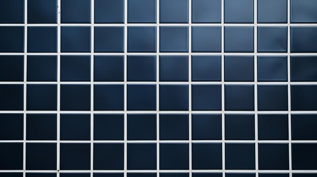 Photo navy tile wall chequered flat background ceramic tiles mosaic