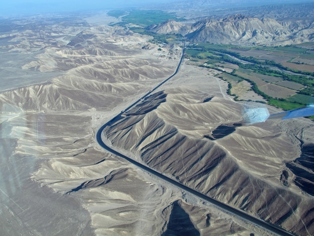 The Nazca lines in Peru, South America