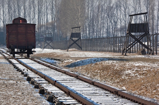 Nazi-concentratiekamp Birkenau Polen