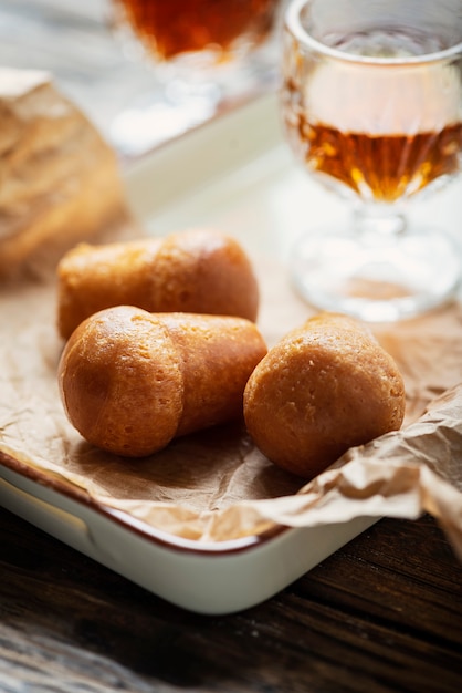 Neapolitan rum baba