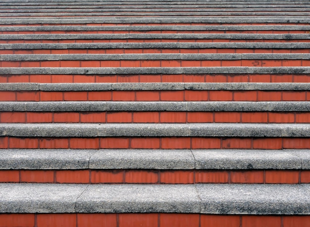 Neat arrangement of mosque stairs for background