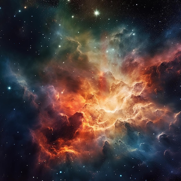 nebula cosmic background