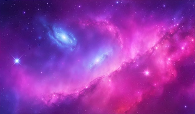 Nebula Galaxy achtergrond Cosmos wolken en prachtige universum nachtsterren