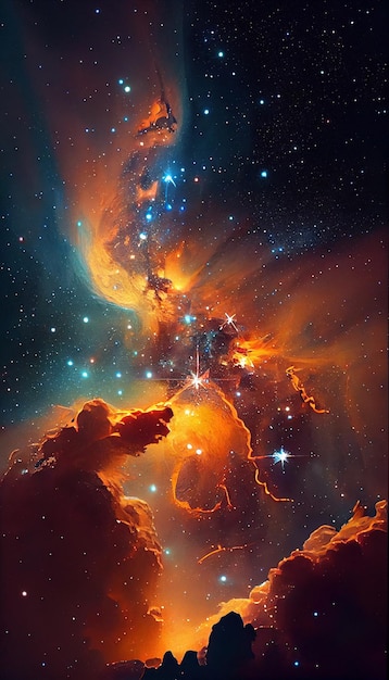 The nebula is a nebula in the constellation of orion.