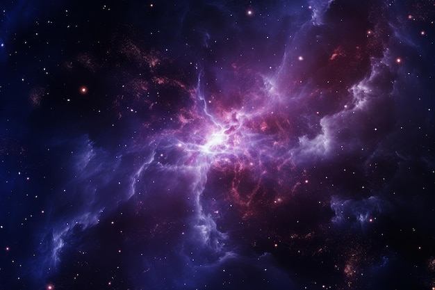 Неоновые обои Nebula Neon Mirage