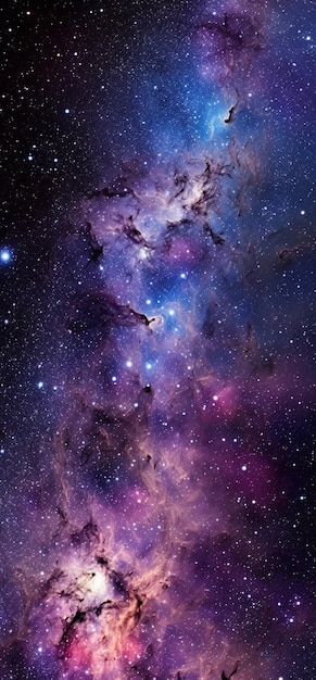 Nebula night starry sky