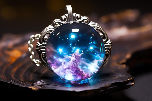 Nebula Pendant Fantasy Hemel Nacht kijken