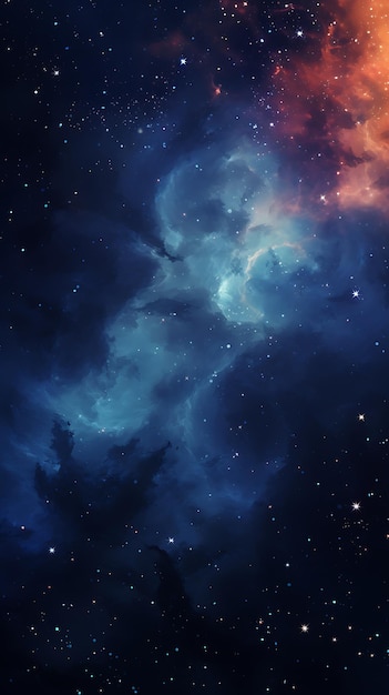 Nebulae Night Sky