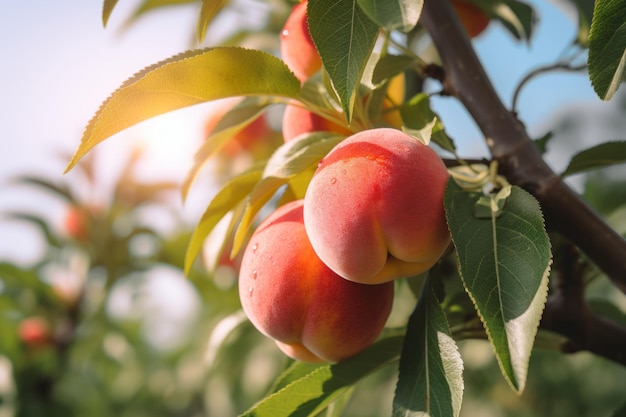 nectarine in boom