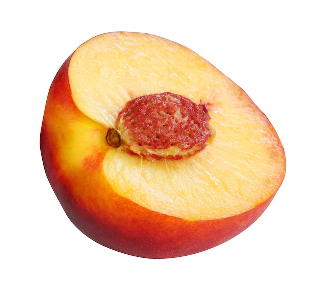 Nectarine isolated on a white background