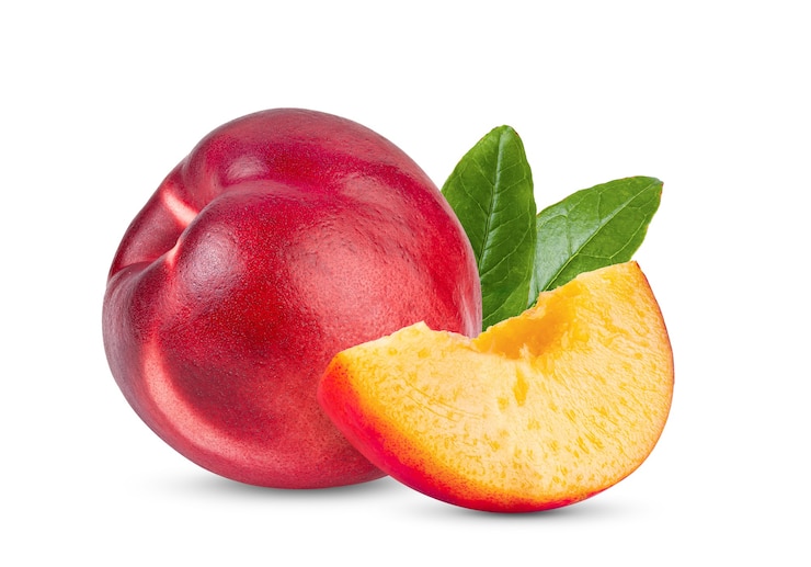 Photo nectarine isolated