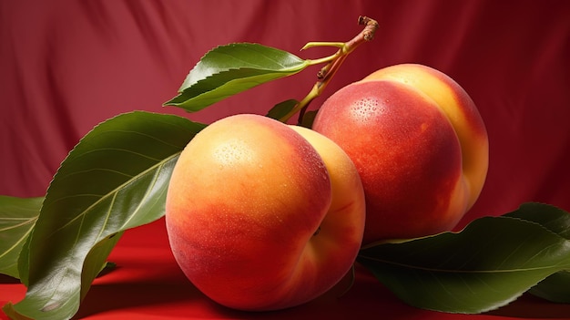 Foto nectarine soortgelijke perzik rijk aan vitaminen kleine rode bessen voor het maken van jam mulberry zoete bessen