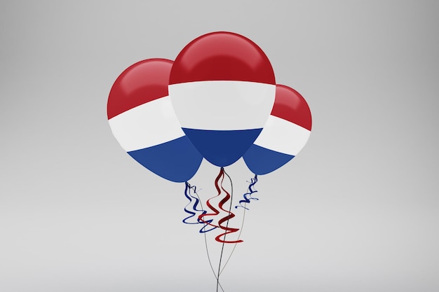 Foto nederland vlag ballonnen