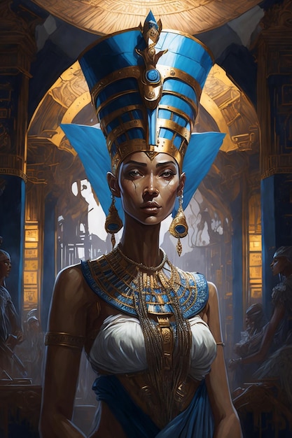 Neferetiti the great egyptian queen