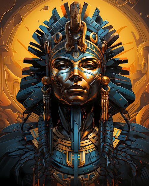Нефертари Клеопатра футболка фараонов темное искусство художественная иллюстрация