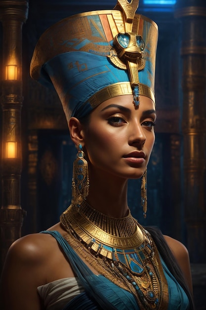 Nefertiti the great Egyptian queen