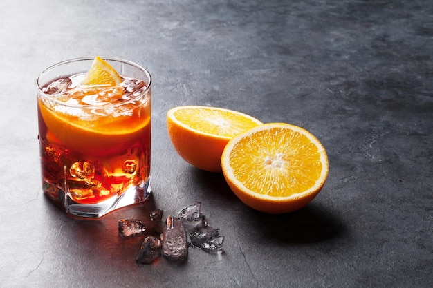 Negroni cocktail