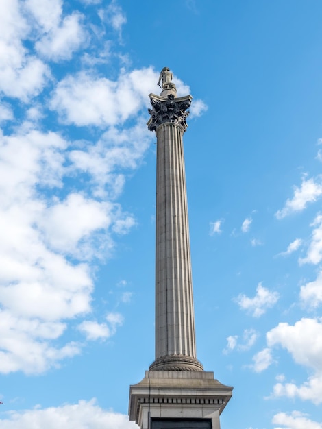 The Nelson column in London