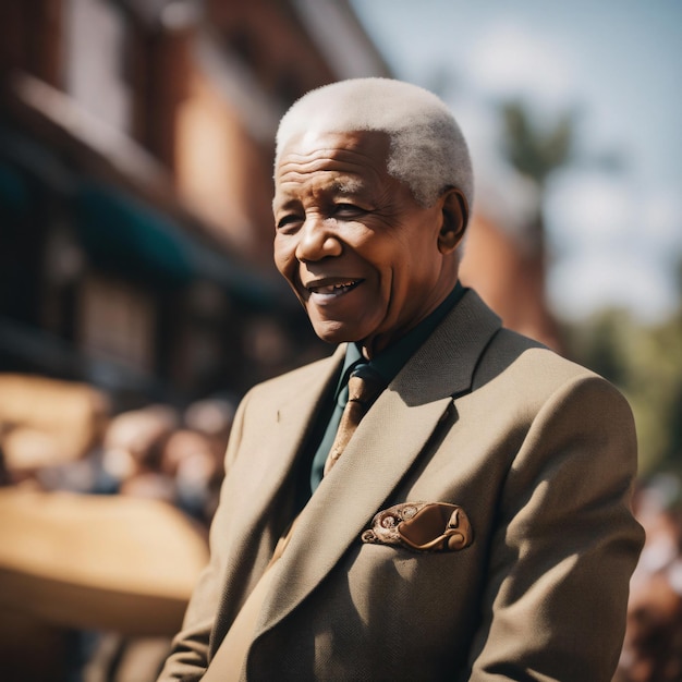 Nelson Mandela Portrait picture