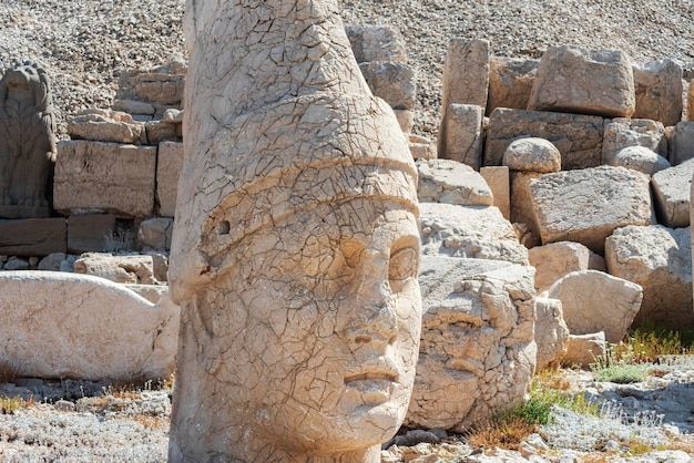 Nemrut berghoofden van goden en koningen van Commagene Kingdom Unesco Werelderfgoed