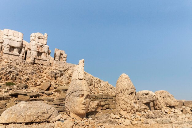 Nemrut mountain heads of Gods and kings of Commagene Kingdom Unesco World Heritage