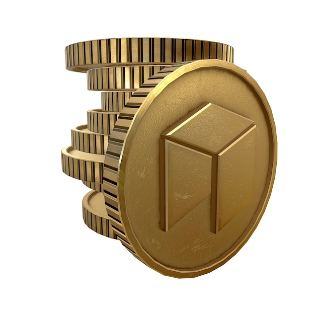 NEO cryptocurrency icon brings a lot of income the most popular among financial investors and bankers