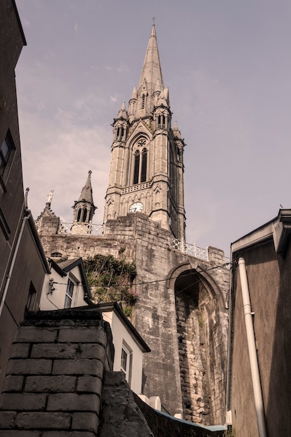 Neo-Gothic Cathedral of Cobh, County Cork. South coast of Ireland